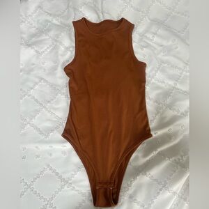 Clay Mock Neck Bodysuit